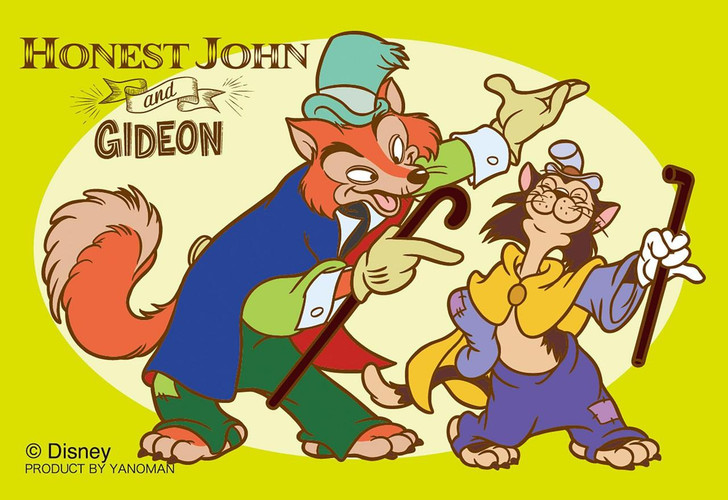 Yanoman Jigsaw Puzzle Honest John & Gideon (70 Pieces) 