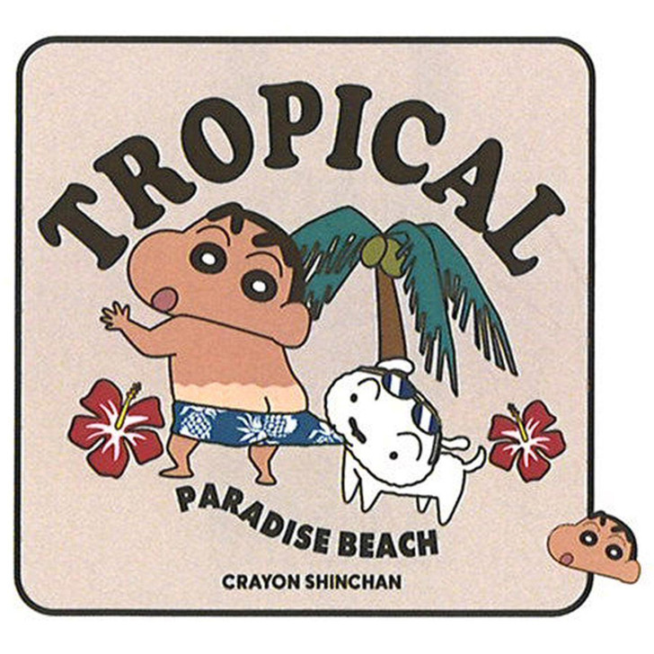 Crayon Shin-chan Embroidery Hand Towel Tropical Shin-chan