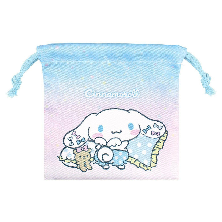  T's Factory Sanrio Chocotto Drawstring Bag Nighttime / Cinnamoroll 