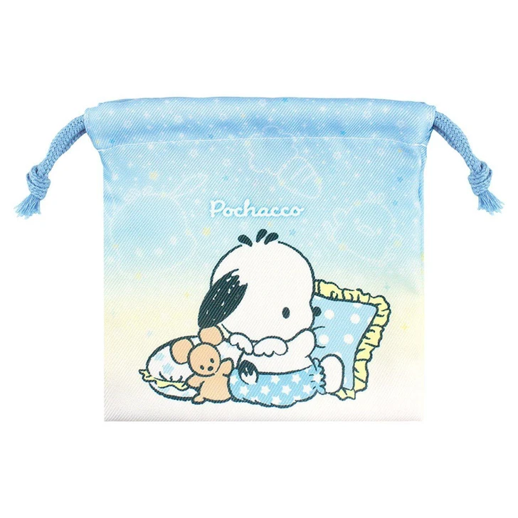  T's Factory Sanrio Chocotto Drawstring Bag Nighttime / Pochacco 
