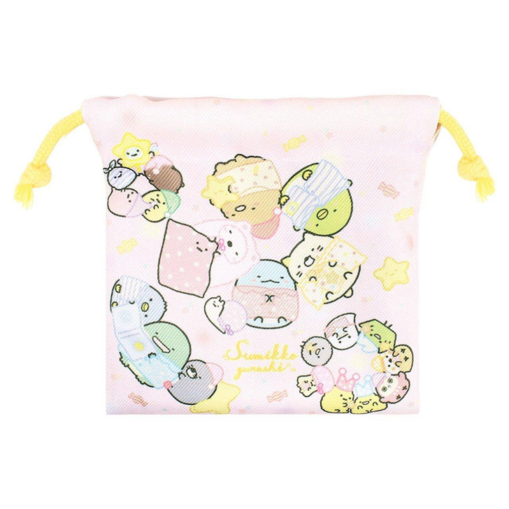  T's Factory Sumikko Gurashi Chocotto Drawstring Bag Sleepover Gathering 