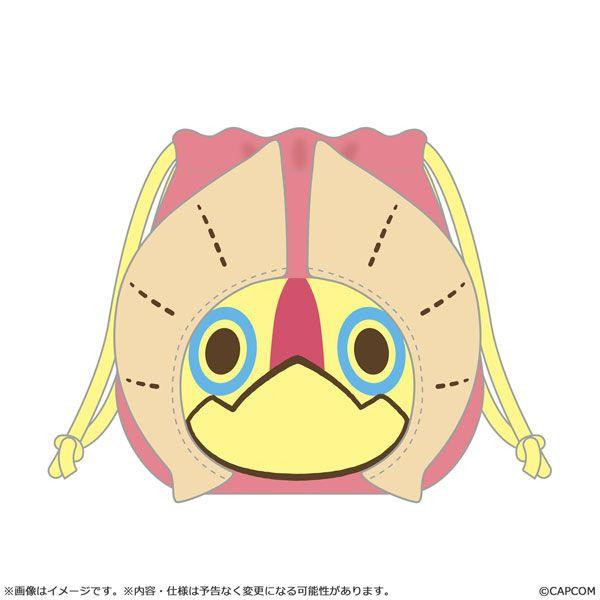 Capcom Monster Hunter Mon Defo Drawstring Pouch Yian Kut-Ku