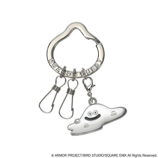 Square Enix Dragon Quest: Smile Slime: Keychain - Liquid Metal Slime