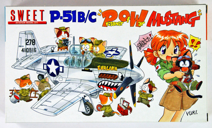 Sweet Aviation 17 P-51B/C POW Mustang 1/144 Scale Kit