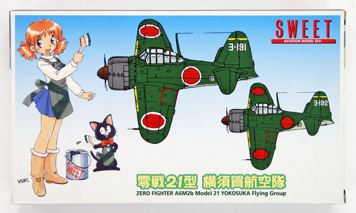 Sweet Aviation 33 Zero Fighter A6M2b Model 21 YOKOSUKA Flying Group 1/144 Scale