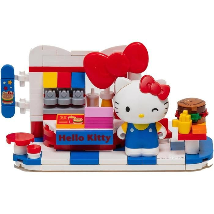 Toys Onda Sanrio Characters Cafe Block Hello Kitty's Burger Shop