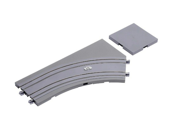 Kato 40-104-E UNITRAM E Curved Track Plate Intersection Right (N scale)