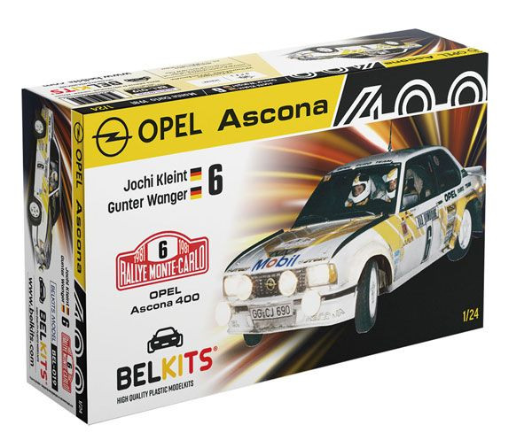 REJI MODEL ベルキット1/24 Opel Ascona 400用パーツ 1/24 Opel Ascona 400 1981 Monte Carlo Rally Plastic Model Kit