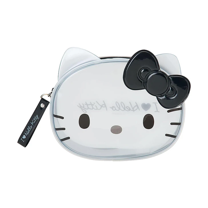 Sanrio Other Clear Pouch (I Love Hello Kitty) Hello Kitty Black Accessory Holder 606073