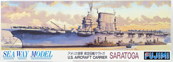 Fujimi SWM25 Aircraft Carrier CV-3 Saratoga 1/700 Scale Kit (4968728441177)