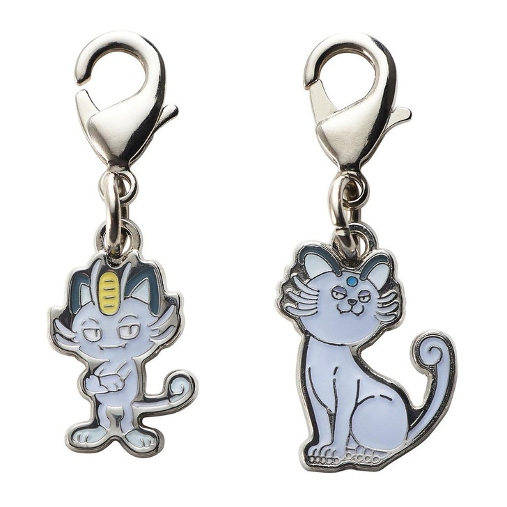  Pokemon Center Original National Pokedex Metal Charm A052 A053 