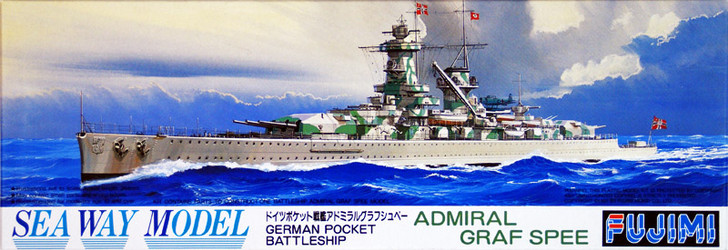 Fujimi SWM28 German BattleShip Admiral Graf Spee 1/700 Scale Kit (4968728421285)