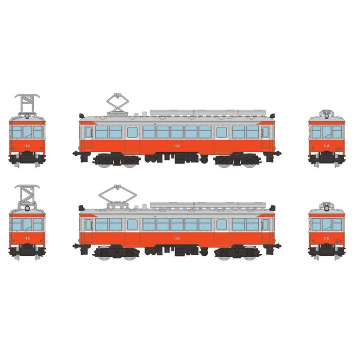  Tomytec Hakone Tozan Train Type MOHA 3 (114 + 115) 2 Cars Set (N scale) 