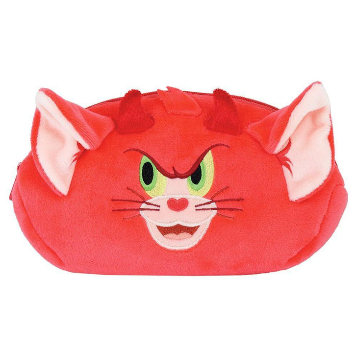 T's Factory Tom And Jerry Plush Face Pen Pouch Devil Tom 