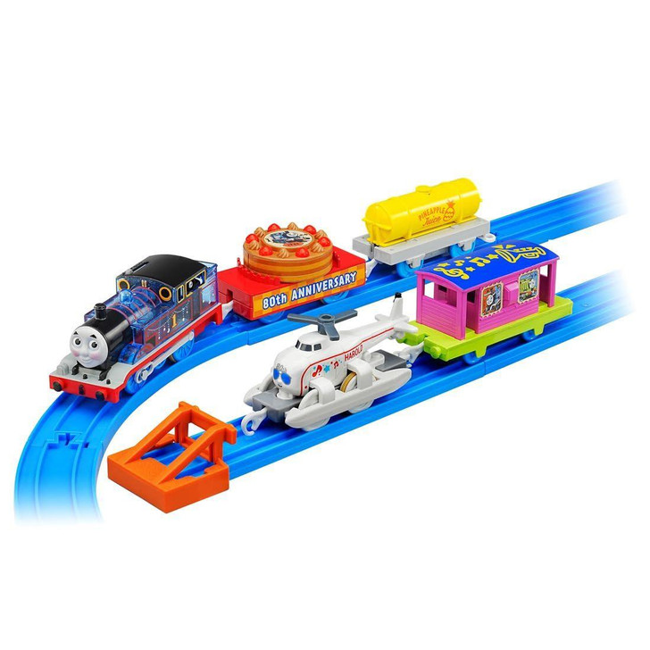  Takara Tomy Plarail Thomas The Tank Engine 80th Anniversary Thomas and Harold's Party Collection 