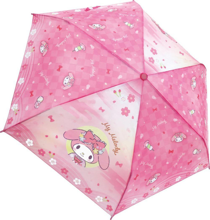 J's Planning Sanrio My Melody Flowers Folding Umbrella