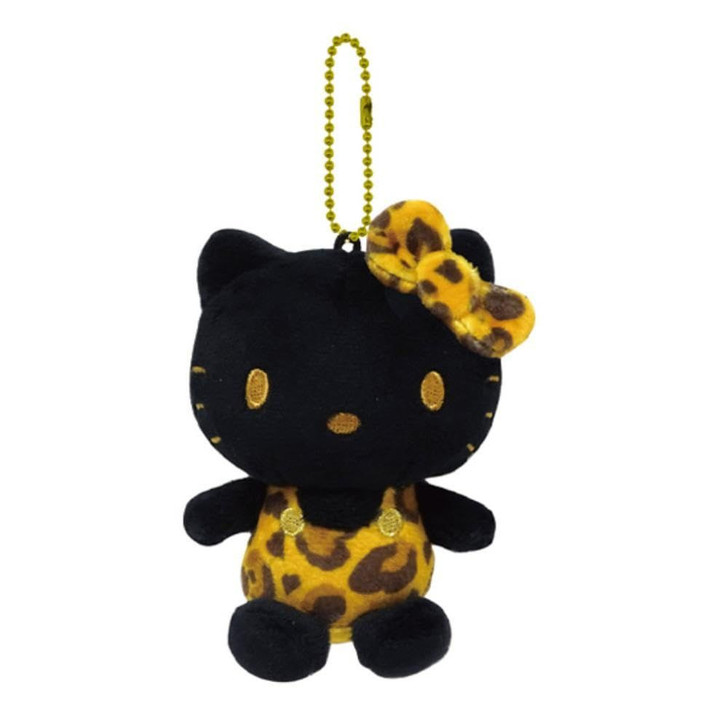 Kcompany Sanrio Hello Kitty Leopard Print BC Mascot Black Brown