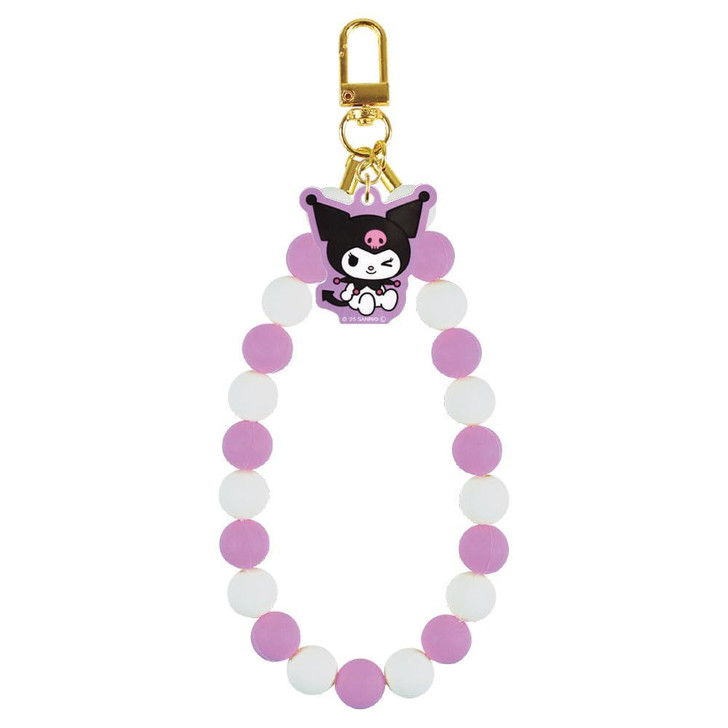 T's Factory Sanrio Rubber Bead Strap Kuromi