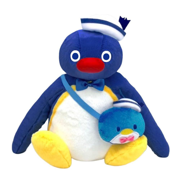 Nakajima Sanrio Pingu With Tuxedosam Plush Toy S