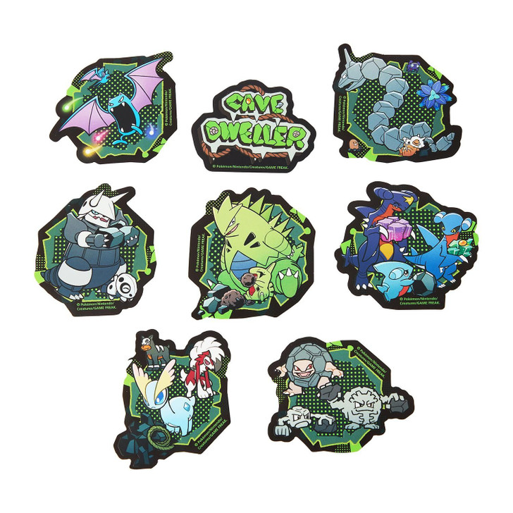 Pokemon Center Original Sticker Set Cave Dweller