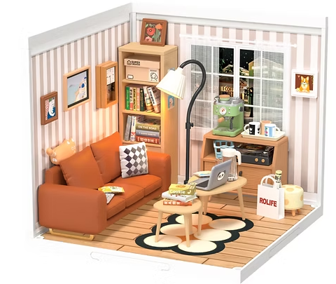 ROBOTIME Super Creator Living Room (114 Pieces)