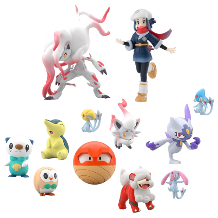 Bandai Candy Pokemon Scale World Hisui Region (6 Piece Set)