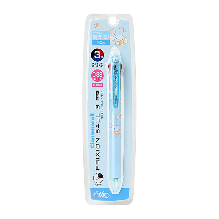 Sanrio Cinnamoroll Friction Ball 3 Slim Polycabonate Ball Diameter: 0.38mm Ink Colors: Black, Red, Blue Knock Type 927953