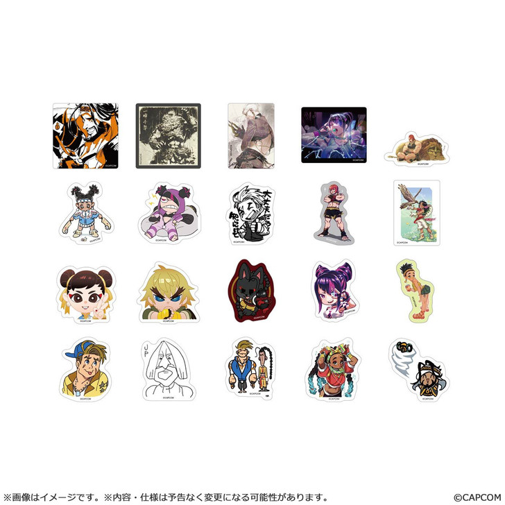 Capcom Street Fighter 6: Die Cut Stickers (B Set 20Pcs)