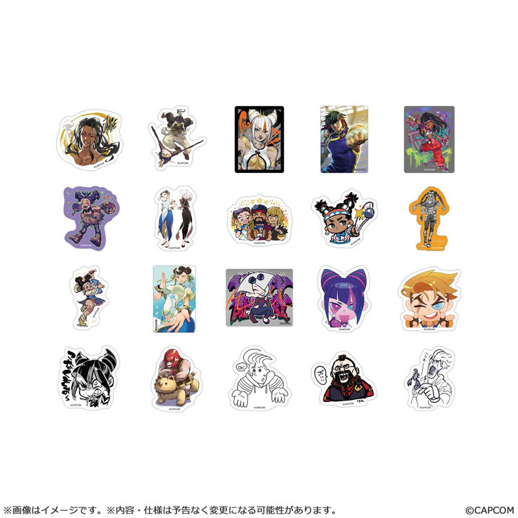 Capcom Street Fighter 6: Die Cut Stickers (A Set 20Pcs)