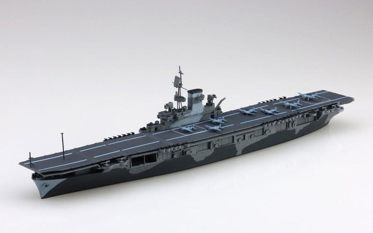 Aoshima 1/700 Waterline No.715 United States Navy Aircraft Carrier Wasp Plastic Model