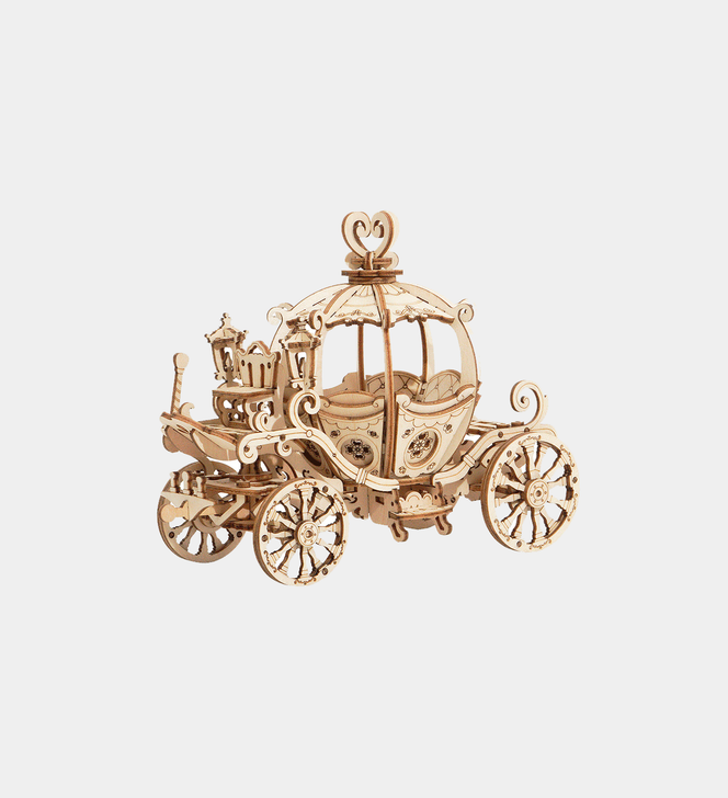 ROBOTIME DIY Miniature Kit Pumpkin Cart (182 Pieces)