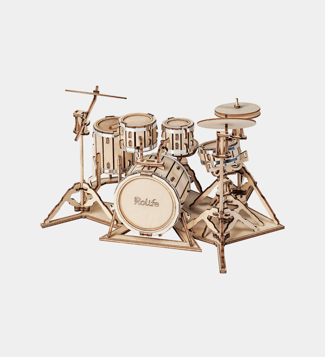 ROBOTIME DIY Miniature Kit Drum Kit (246 Pieces)