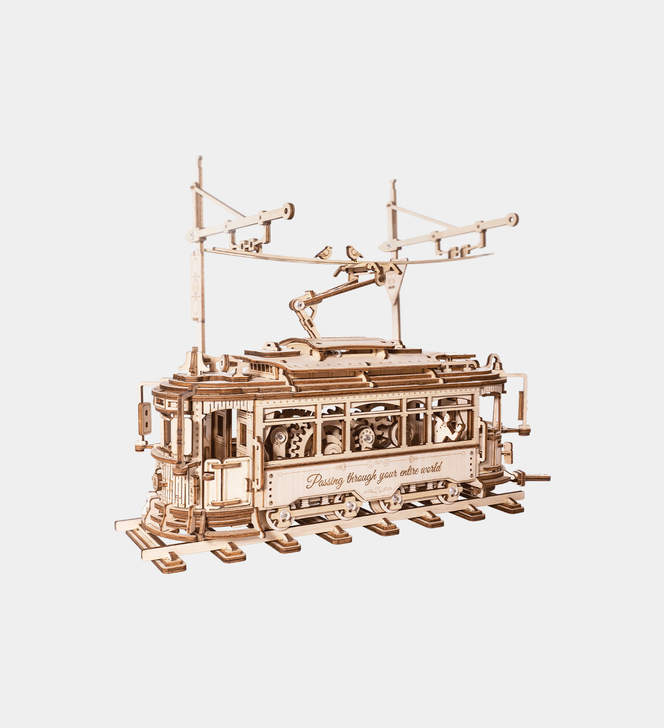 ROBOTIME DIY Miniature Kit City Tram (374 Pieces)