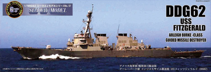 Fujimi SWM57 USS Destroyer Fitzgerald DDG62 1/700 Scale Kit (4968728400723)