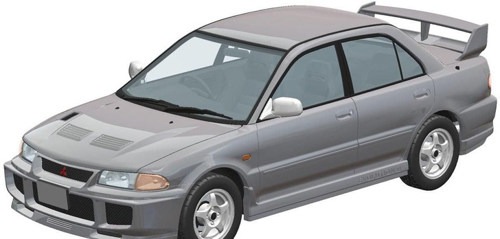 モンボミラー129 AR76 S20 RR152 旧裏3 セット CE9A Lancer GSR Evolution III 1995 Queen's Silver Plastic Model