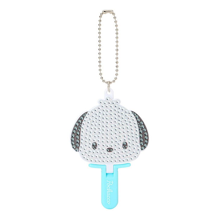 Sanrio Pochacco Mini Mirror Charm (Kiradeko Miniature) Keychain Mirror 413097