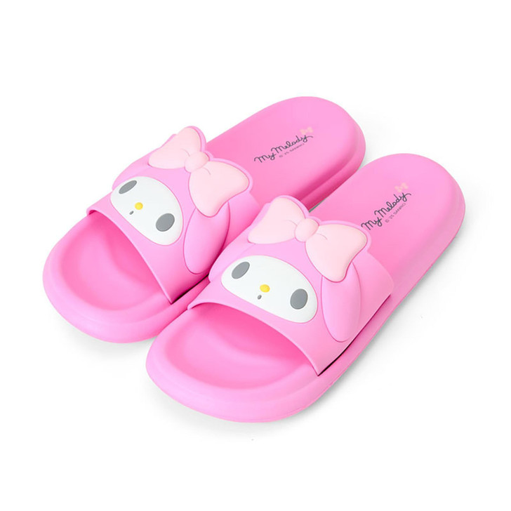 パステルメロディ Sanrio My Melody Face-Shaped Room Slippers