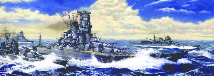 Fujimi TOKU-02 IJN Battleship Yamato Leyte Gulf 1/700 scale kit (4968728421339)