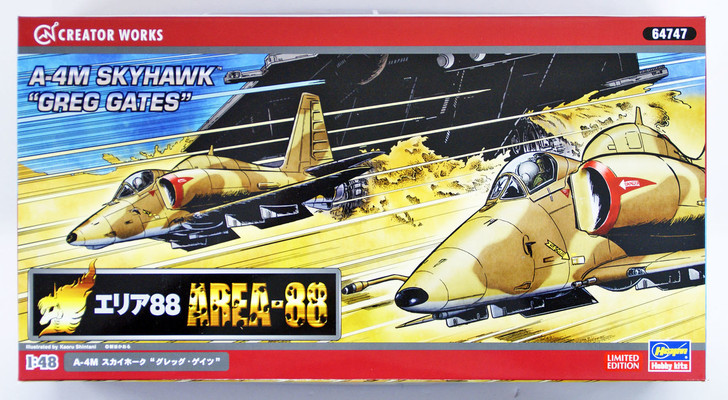 Hasegawa 64747 Area-88 A-4M Skyhawk "Greg Gates" 1/48 scale kit