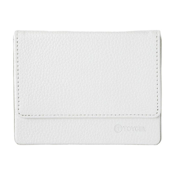 Toyger Pockets [Ideal For Carrying Purchased Cards Smartly] Card Case Pocket Size (White)
