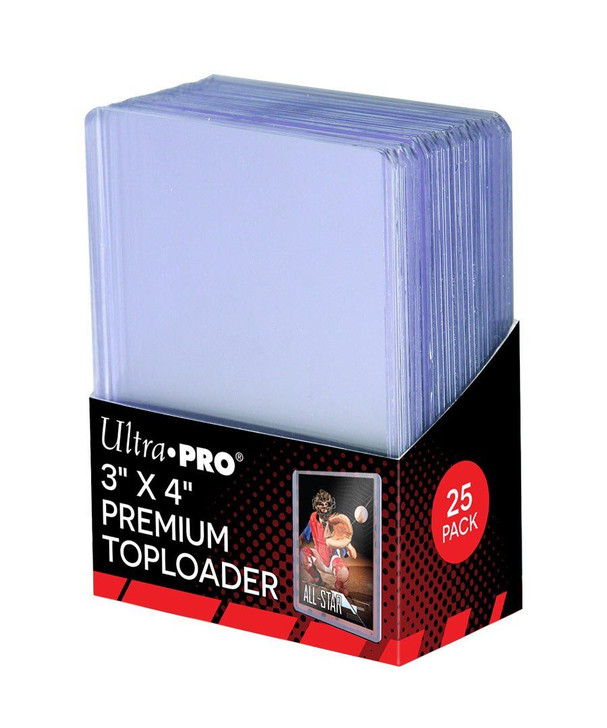 Ultra Pro Toploader Holder Premium (All Clear) Box (25 Pieces)