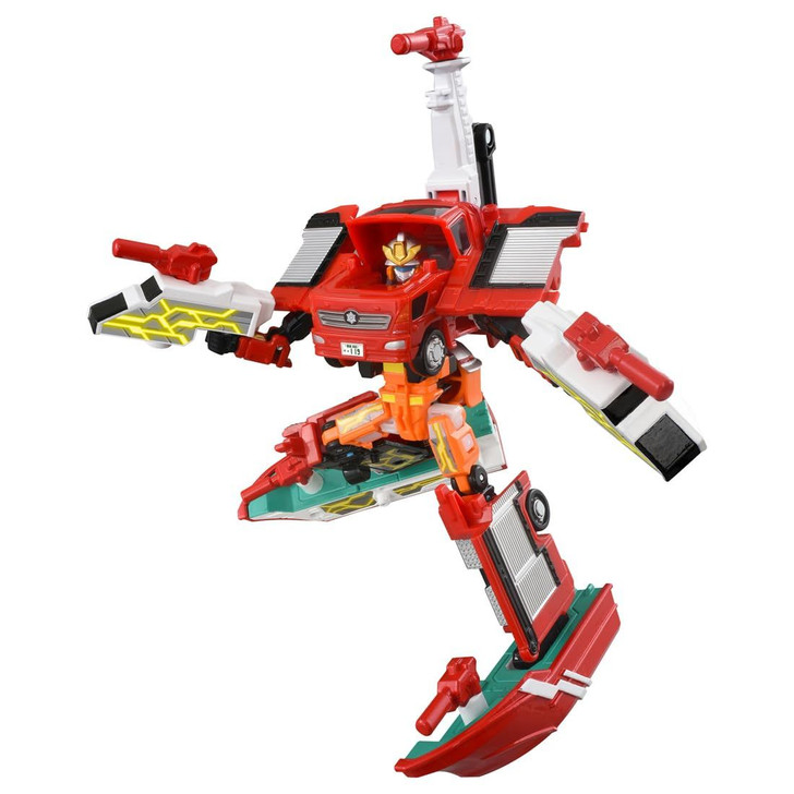 Tomica Jobraver TJBDX Unite Fire Braver Fire Truck & Fire Boat