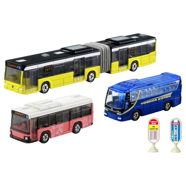 Tomica Departing! Tomica Town Bus Set