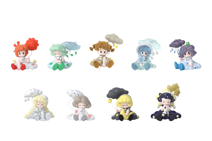 52toys Blindbox Uki Moods And Weather Series 8-Piece Box.