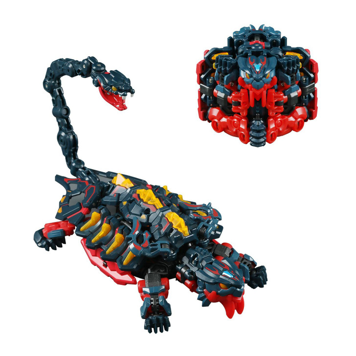 52Toys Beastbox Infinity Series IB-08 Genbu Transforming Toy Transforming Figure Transforms From Cube To Mythical Beast Genbu Transformable Toy Pre-Pa