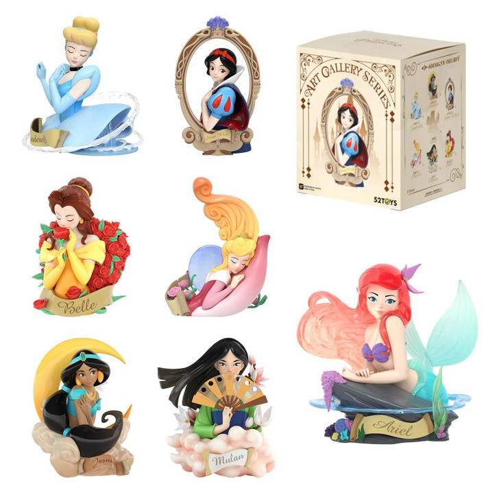 52Toys Blindbox Disney Princess Art Gallery Series Blind Box