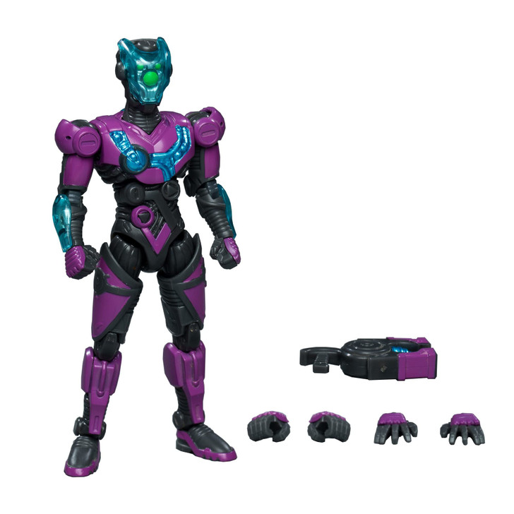 52Toys FigLite 3.75 Series Hexanoid Omex Painted Movable Figure