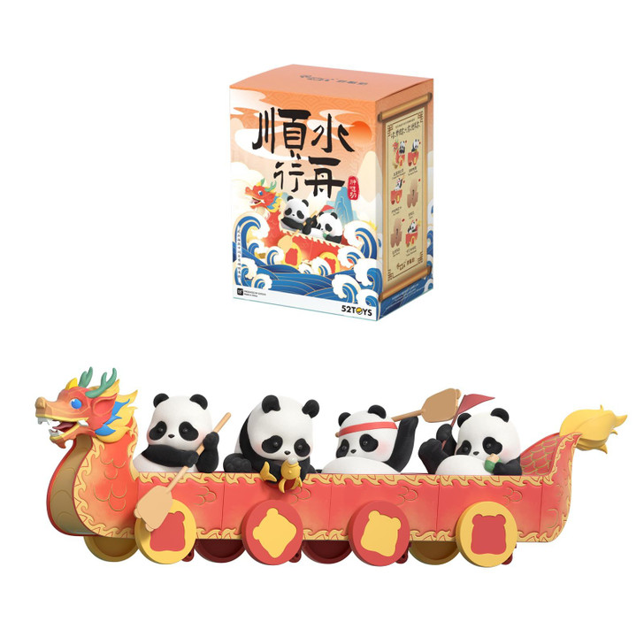52Toys Blindbox Panda Roll Dragon Boat Racing Series Blind Box