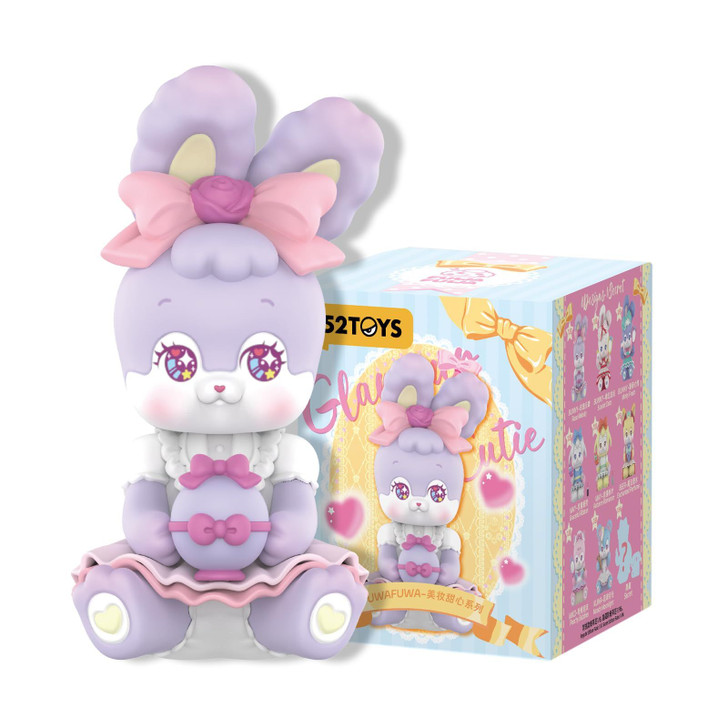 52Toys Blindbox Fuwafuwa Glamour Cutie Series Blind Box Trading Figure Collection Figure Lolita Showa Style Painted Gacha Doll Toy