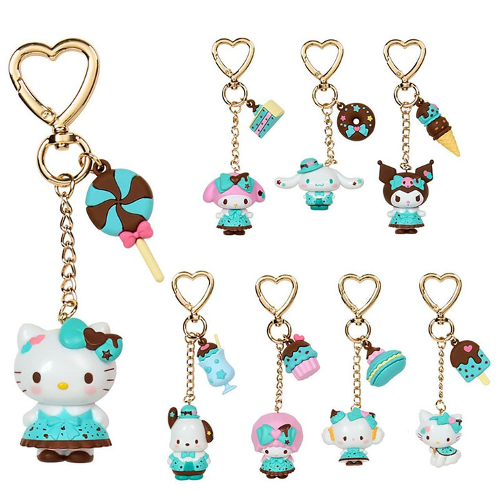 Sanrio Character Secret Mascot Charm Blind Box (Choco Mint Series)